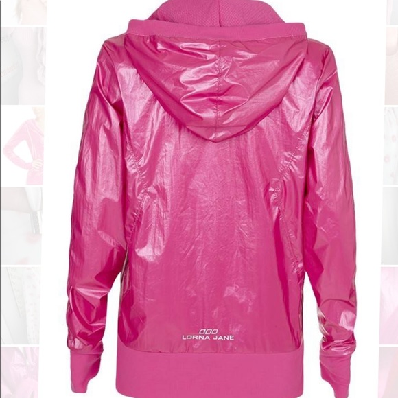 Lorna Jane Active Luminosity LJ Excel raspberry pearlescent Jacket medium - Picture 3 of 12